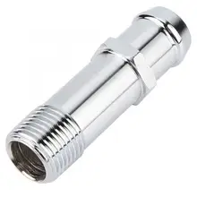 Двигатель хромированный стальной фитинг водонагревающий насос шланг Соединительный шов адаптер для Шеви турбо таймер