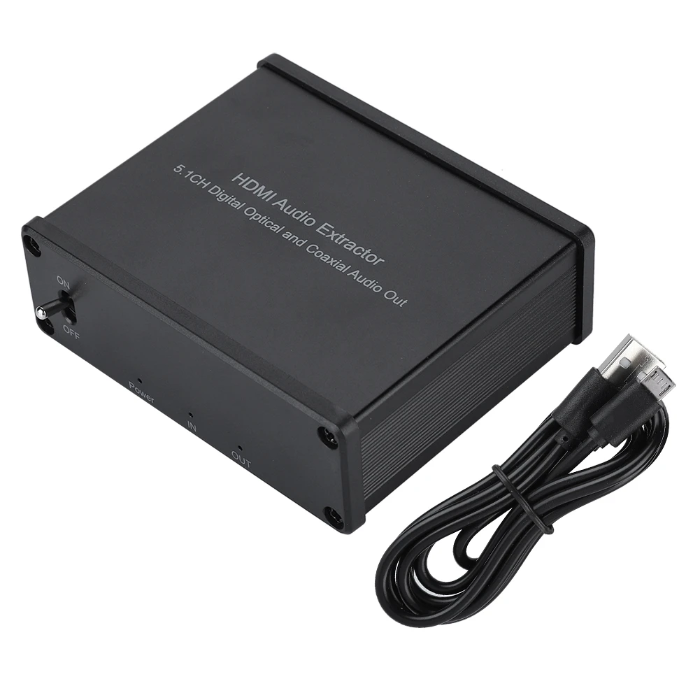 Универсальный 4 K HDMI USB аудио разветвитель HD аудио экстрактор Поддержка Dolby