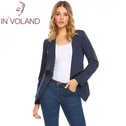Для женщин с длинными рукавами Slim Fit Blazer куртка высота 174 см бюст 85 см талия 66 см бедра 88 см Демисезонный Повседневное