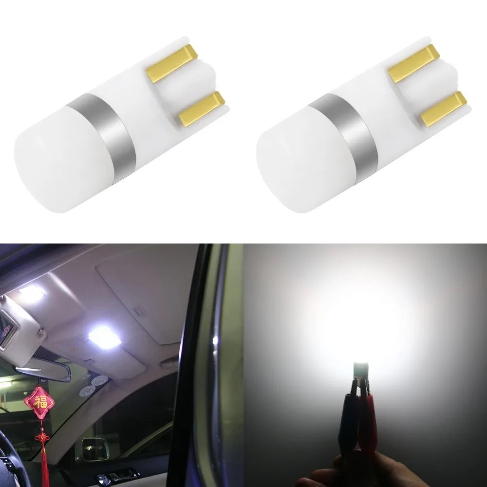 

2PCS 3030 SMD 350L T10 W5W LED Car Clearance Lights Reading Lamp Auto Vehicle Dome Door Bulb Auto Sidemarker Parking Light