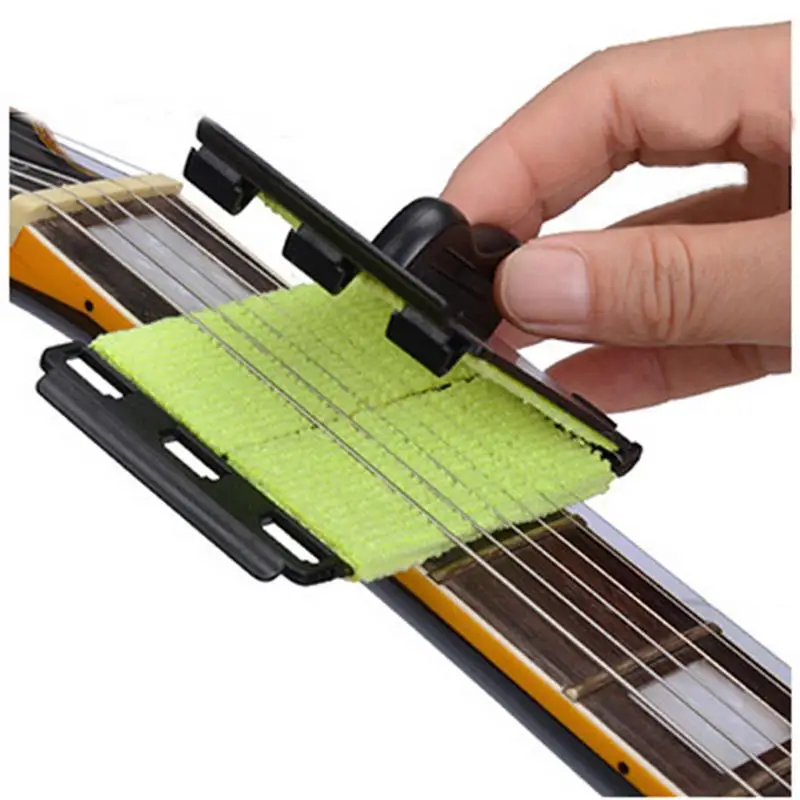 

Black Bottom Green Cloth Guitar String Wipes String Cleaning And Maintaining Apparatus Cleaner And String Wipes