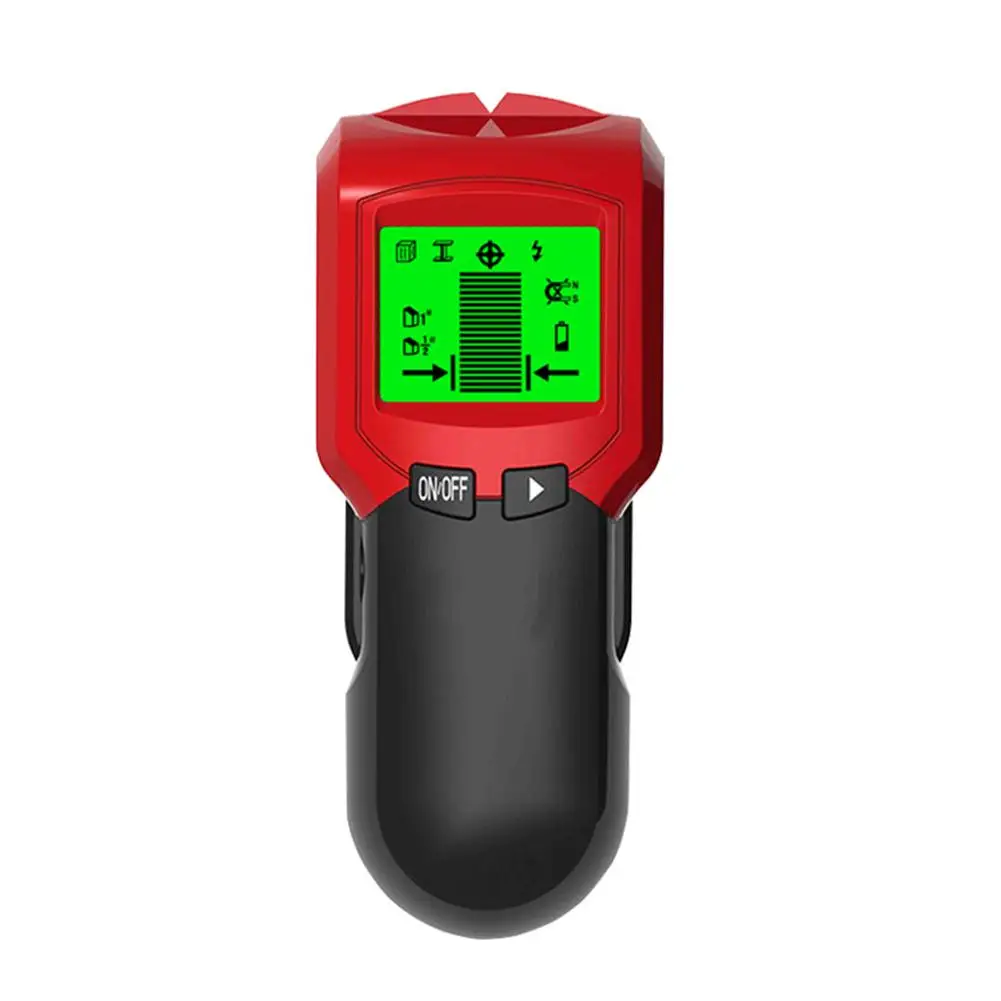 

Wall Detector with Large LCD Digital Wood Studs Center Finder Metal and AC Cable Live Wire Scanner Warning Detection