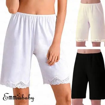 

Women New Lace Shorts Lightweight Pyjama Bottoms Trousers Nightwear Solid Soft