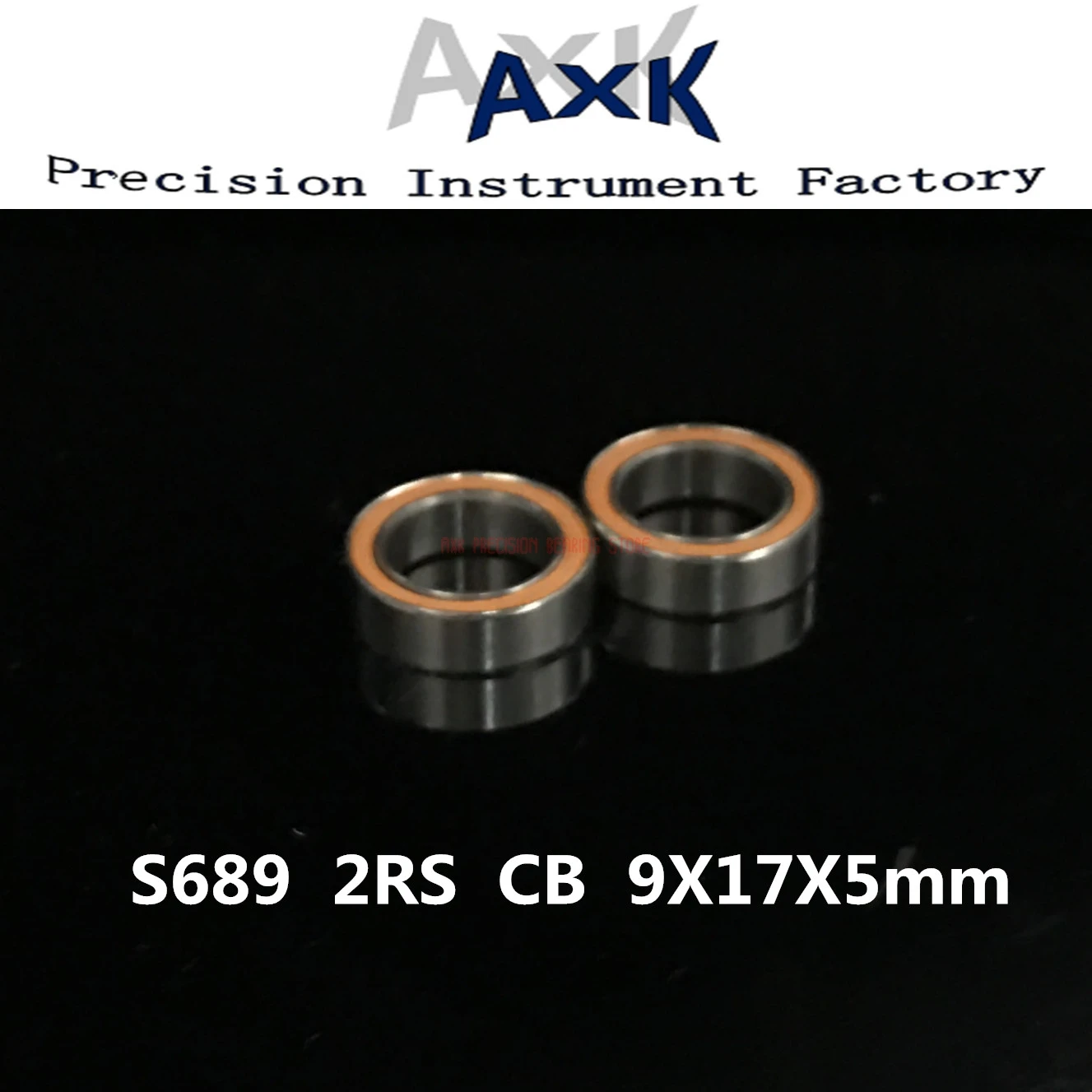 

Free Shipping 1pcs 9*17*5mm Stainless Steel Hybrid Ceramic Ball Bearing S689 2rs Cb Abec7 9x17x5mm S689-2os For Fishing Reel