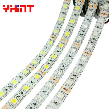 

DC12V SMD 5050 60LED/m 5m 300led/lot white RGB RGBW 5050 IP65 waterproof LED Strip Fiexble Light Led Ribbon Tape Home Decoration