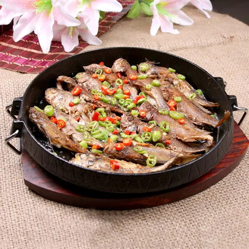 

Korean Baking Tray Induction Cooker Household Non-stick Barbecue Pot Maifan Stone Barbecue Tray Round Multifunctional Frying Pan