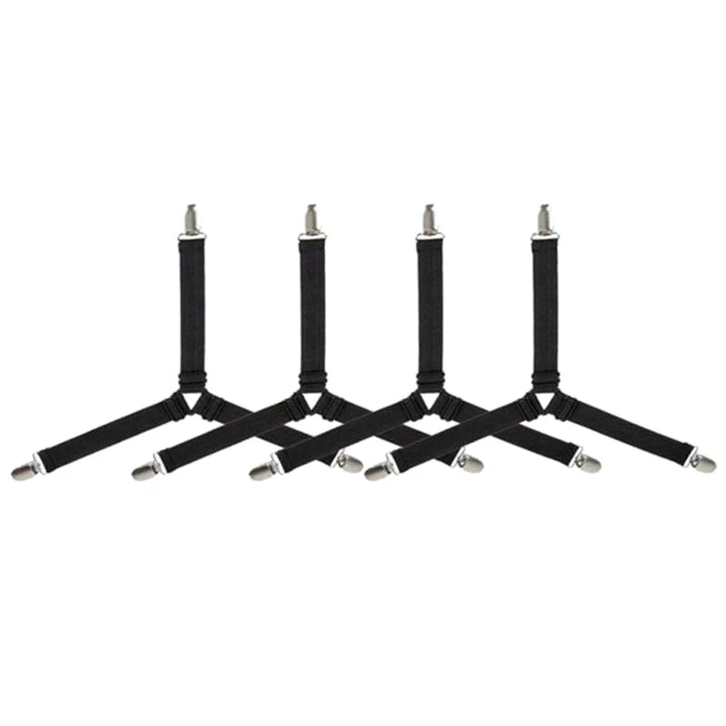 

4Pcs/Set Bed Sheet Clips Bed Cushion Bed Sheet Home Supply Straps Holder Grippers Clip Home Supplies