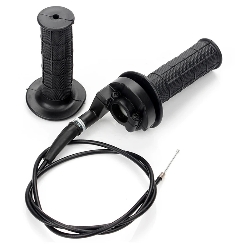 

Fashion Hand Grips Cable Set 7/8inch Twist Throttle Hand Grip & Cable Set For ATV Quad Pit Dirt Bike 50-250cc