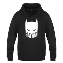 Бэтмен толстовки для мужчин 2018 пуловер флис толстовки с капюшоном