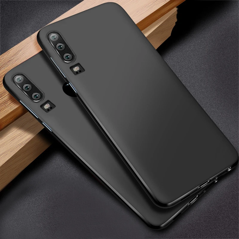 

Soft TPU Case For Huawei P30 Pro Case Silicone Cover 360 Full Protection Bumper Matte Back Cover For Huawei P30 Lite P 30 Case