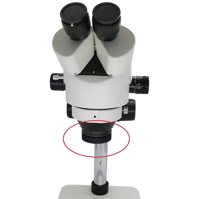1X Auxiliary Objective Optical Lens for Binocular or Trinocular Stereo Microscopes Protection Barlow Lens Mounting Thread 48 mm