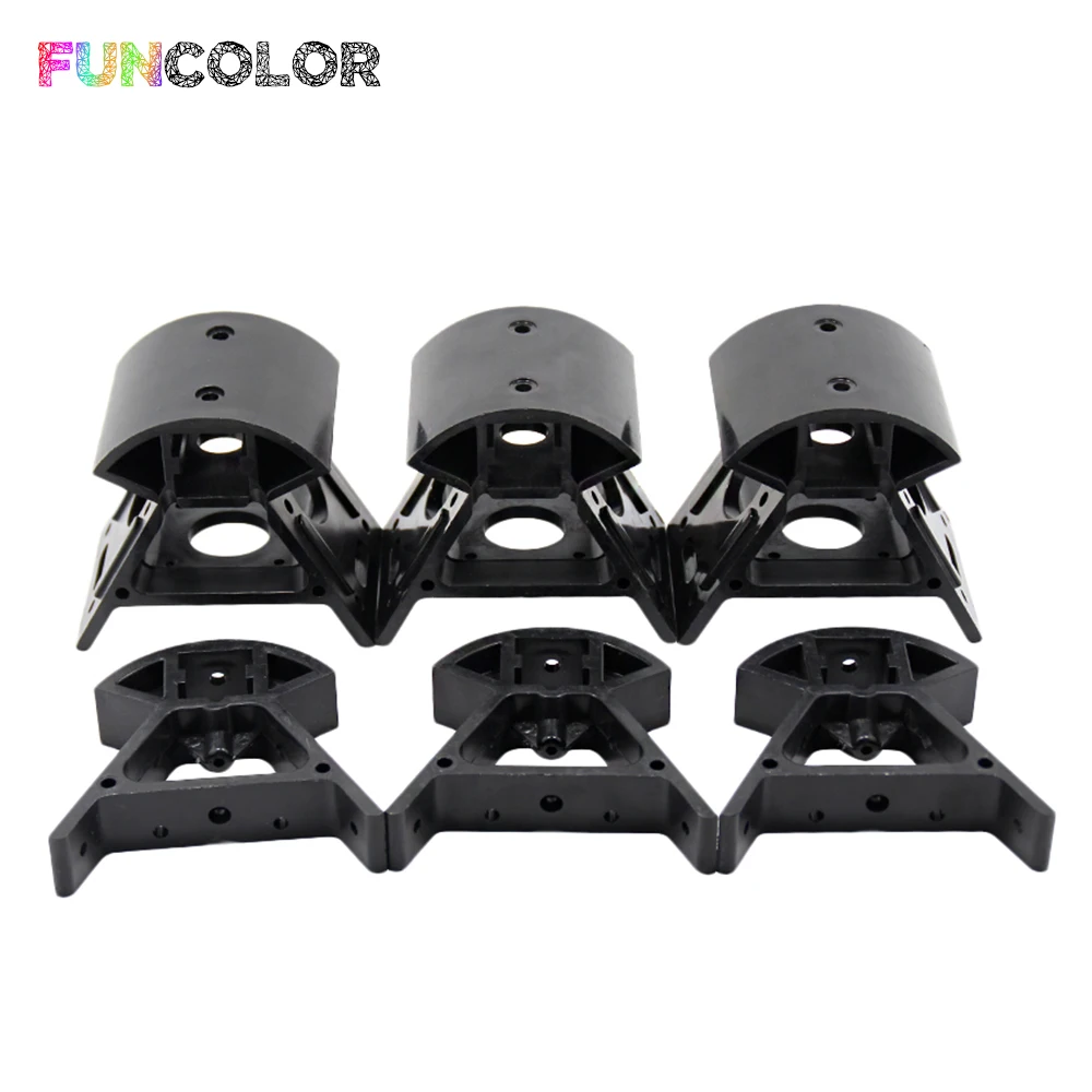 

6pcs/set Delta Rostock Injection Molding Mount Delta Aluminum for 3D Printer Rostock Kossel K800 ABS Injection Molding Frame Kit