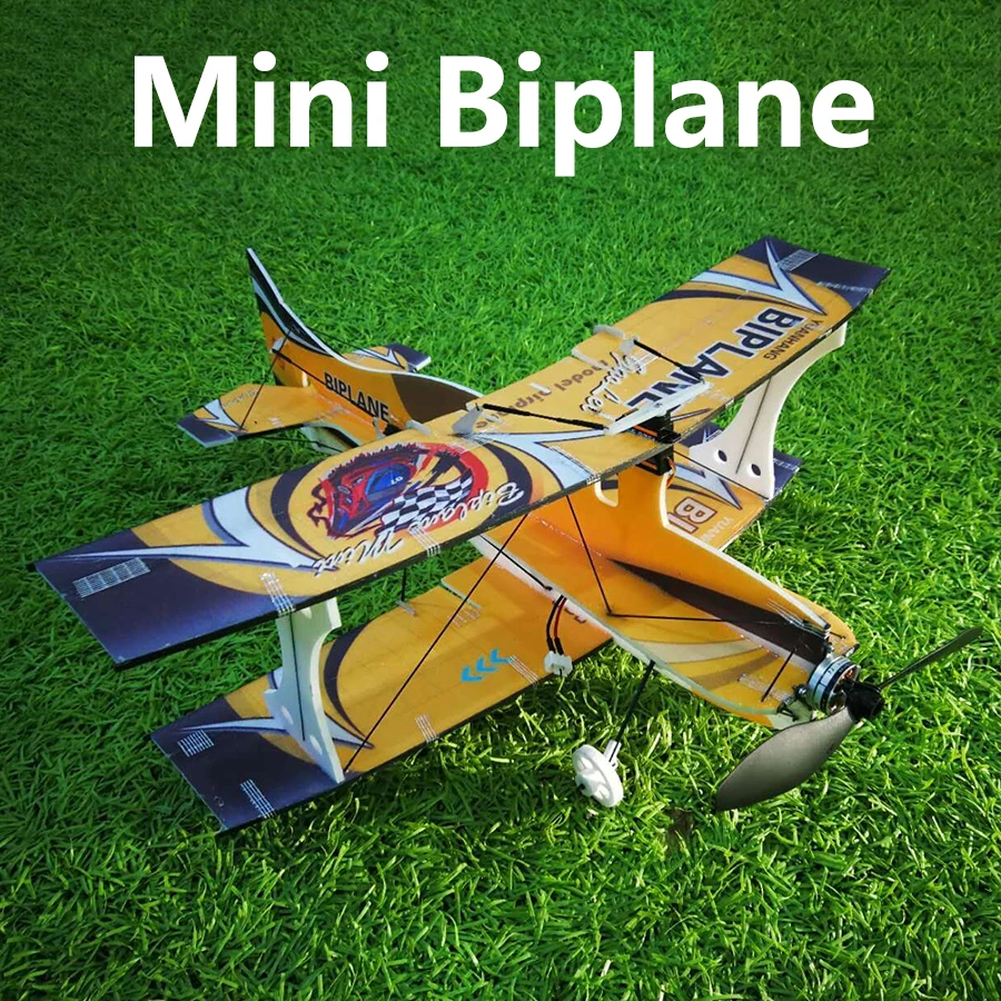Радиоуправляемая модель самолета Mini biplane Hornet 3D с неподвижным крылом Epp D плата