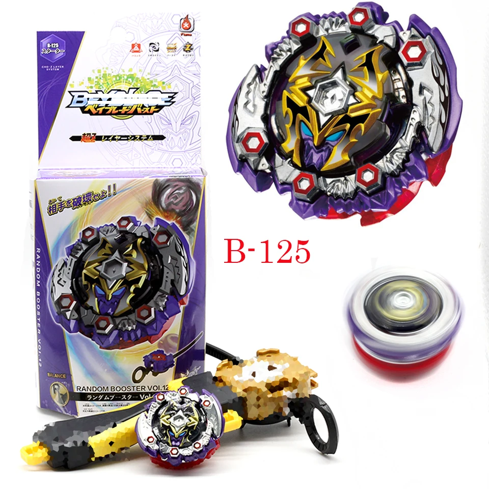 

New Blayblade Burst B-125 SCombat spiral detonating gyroscope With Launcher And Box Bable Drain Fafnir Phoenix