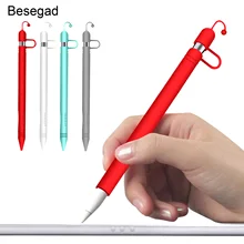 Мягкие силиконовый защитный чехол Крышка в виде ракушки кожи для 9,7 iPad Pro Apple Pencil интимные аксессуары