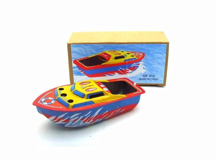 Grappige Retro speelgoed Cartoon Pop Boot Kaars Boot tintoy Metalen Schip Cadeau voor Kinderen inclusief kaarsen)|Opwind Speelgoed| - AliExpress