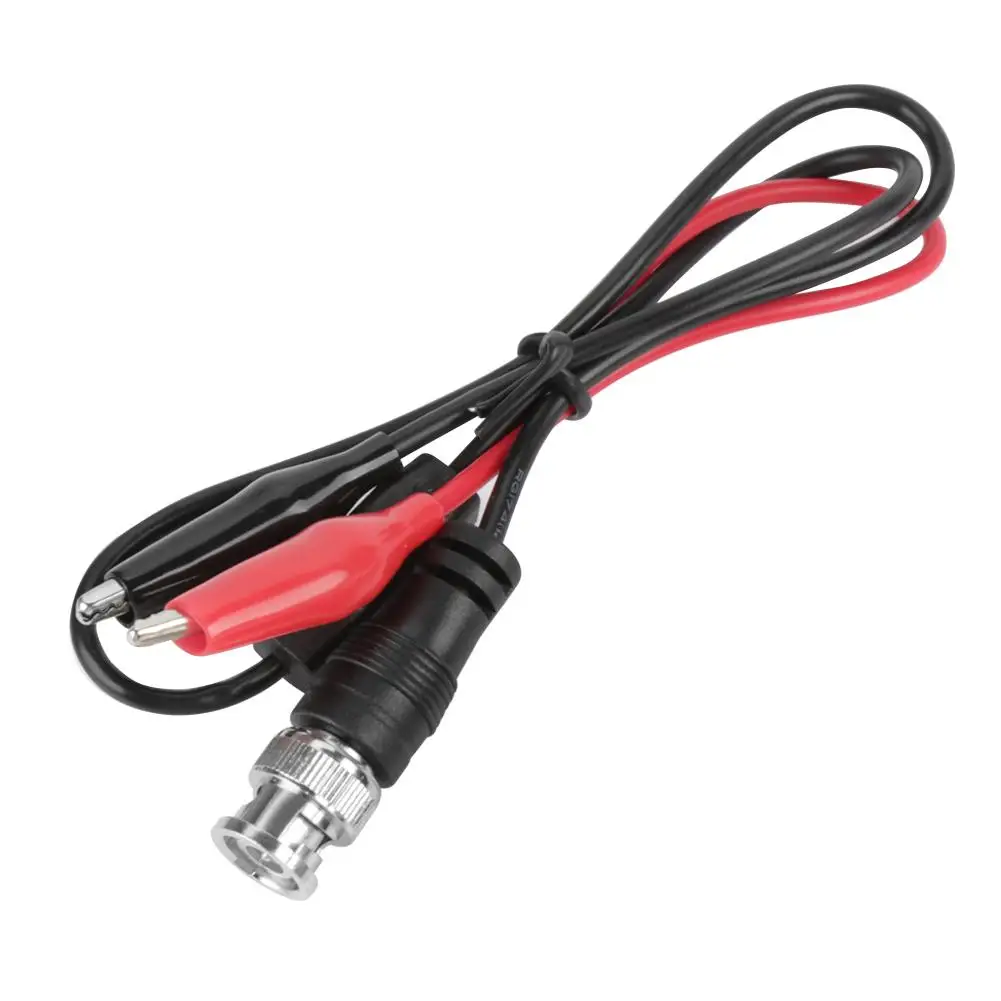 2 предмета электроды для осциллографа провод зонда кабель штекер BNC Q9 Двойной Клип 0,5 м электроды для осциллографа кабель