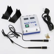 Электрическое устройство для нанесения воска резьба нож двойная ручка+ 6 восковых наконечников для стоматологической лаборатории