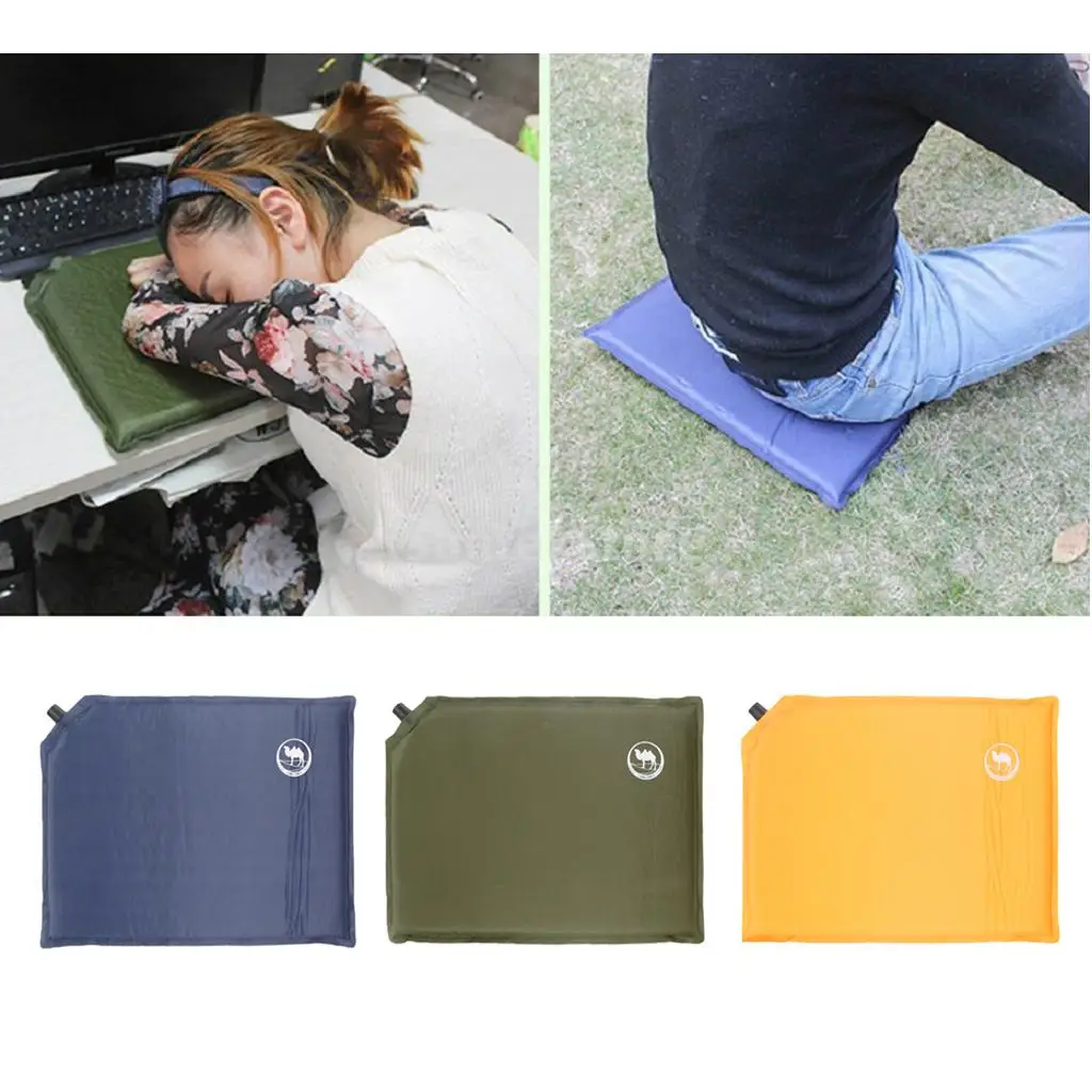 Self-Inflating Seat Cushion Portable Camping Picnic Garden Mat Storage Bag