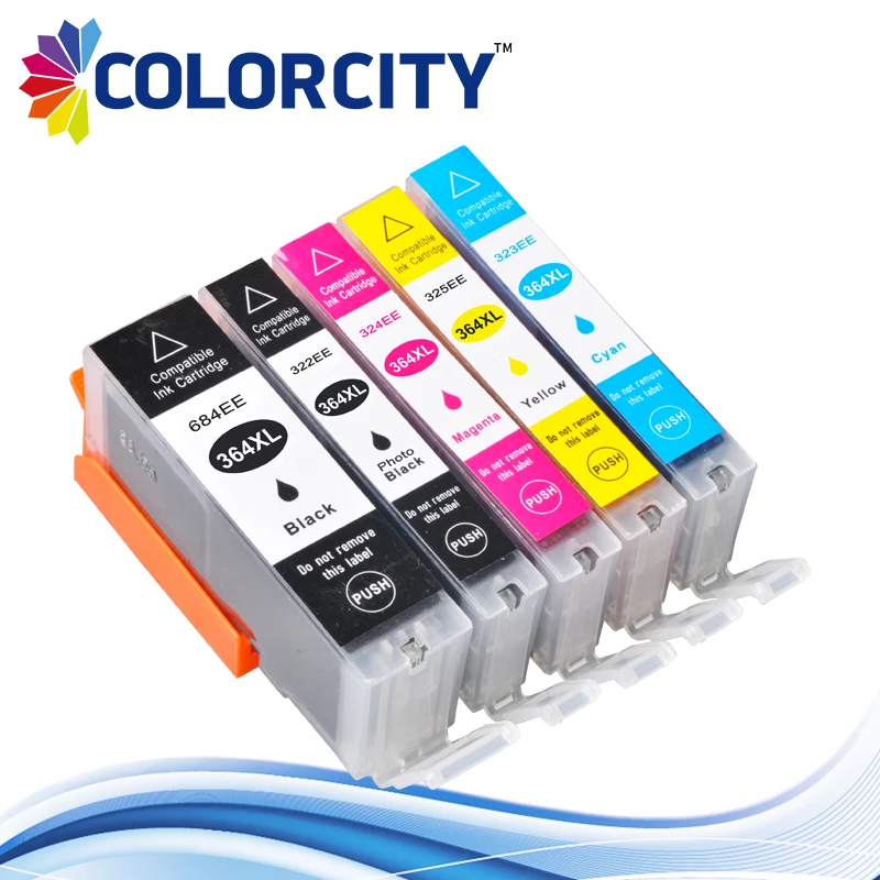 2set 364xl cartucho de tinta Compatible para HP Photosmart 5510, 5515