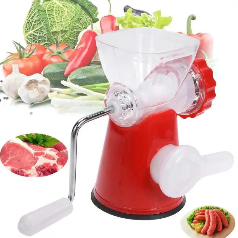 

Multifunction Manual Meat Grinder Sausage Machine Stainless Steel Blade Home Kitchen Cooking Machine