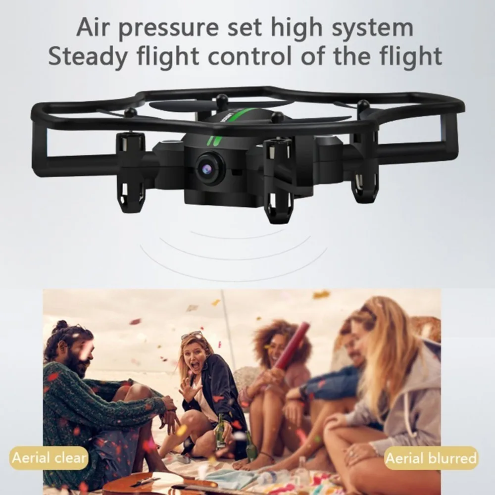 

F19W-1 Mini Selfie RC Quadcopter Drone with Wifi FPV Drone 0.3MP Camera Altitude Hold Headless Mode 360 Degree Flips RTF