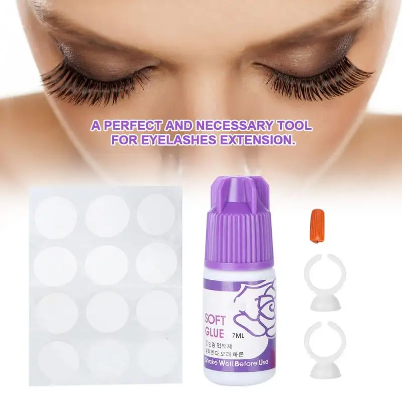 7ml Professional False Eyelashes Extension Grafting Glue Adhesive Lashes Makeup Tool for Fast Dry Strong | Красота и здоровье