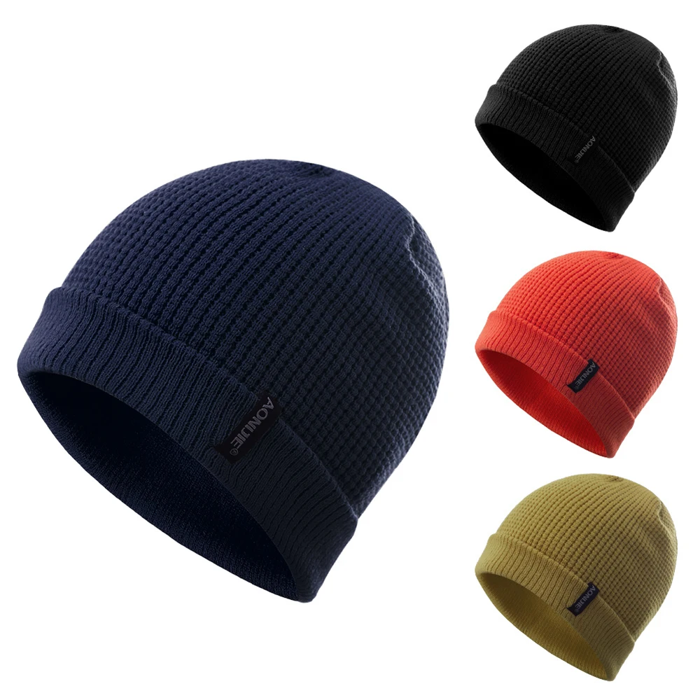Winter Men Women Beanie Hats Ski Caps Outdoor Hiking Sports Beanie