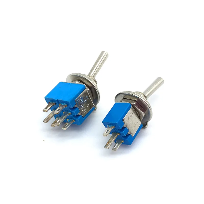 5 шт. 125 В/3 А SPDT 3 контактный DPDT 6Pin вкл./ВКЛ. 2 позиционный мини тумблер
