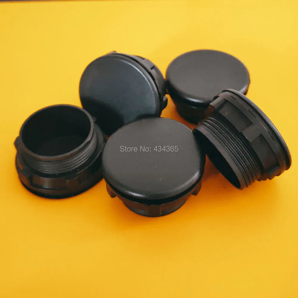 

100pcs PT Thread Button Switch Panel Plugs Diameter 30mm Colour Black