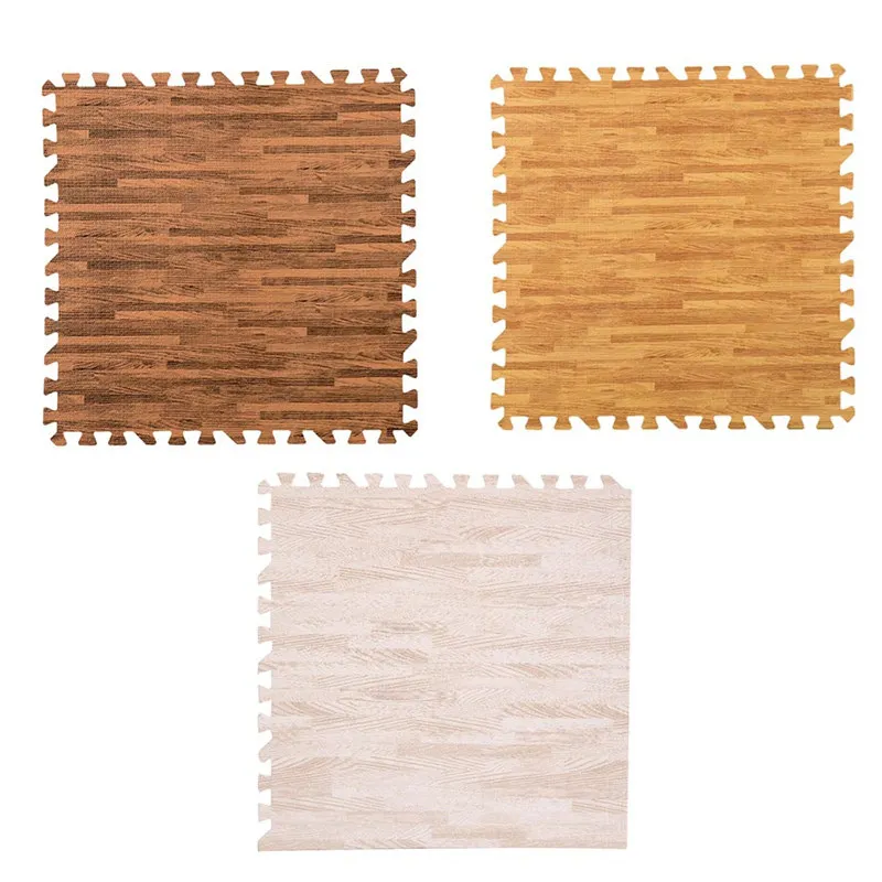 

Play Mats Tapete Infantil Baby Play Mat Foam Imitation Wood Puzzle Floor Baby Crawling Mat Soft Waterproof Shock Baby Play