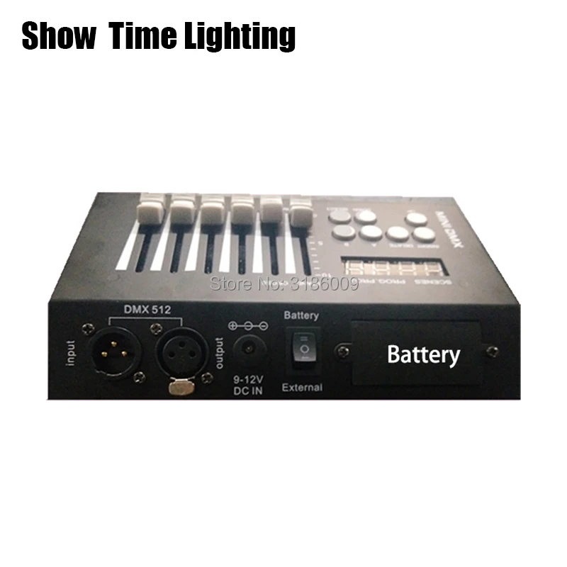 

Hot sale mini console small volume DMX 54 Controller Stage DJ Equipment Dmx Console easy to carry could use battery