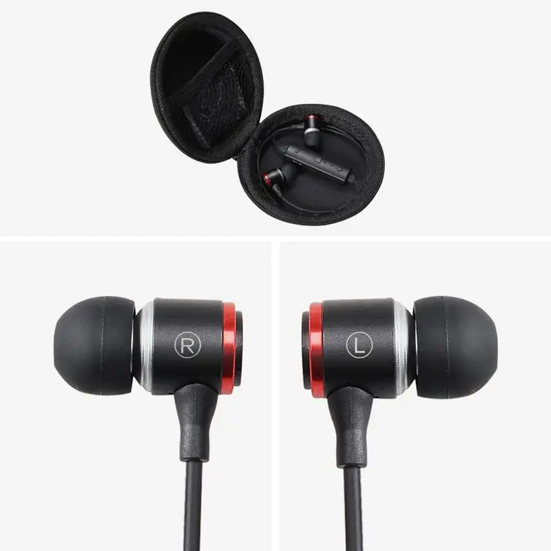 Беспроводные наушники Bluetooth 4 2 с микрофоном глубоким Подавлением Шума проводное