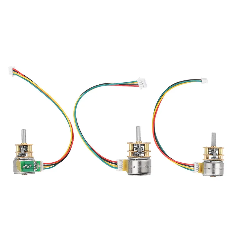 

GA12BY15 DC 5V 30RPM 15RPM 5RPM 18 Degree Stepper Motor Gear Motor With All Metal Gearbox Durable