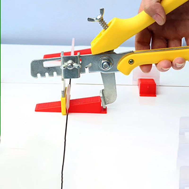 

Building Construct Tool Parts 100 Tile Leveling System 50 Clips+50 Wedges Tile Leveler Spacers Lippage Red
