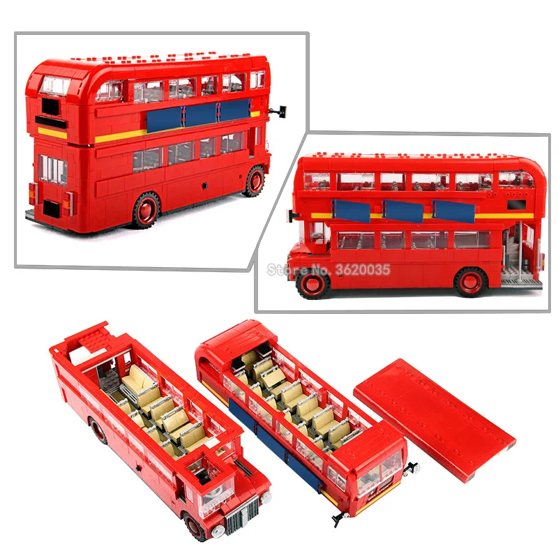 City London Traffic Double Layer Building Blocks Bus Technology Series Give Your Child The Best Gift Choice Toy With Legoinglys