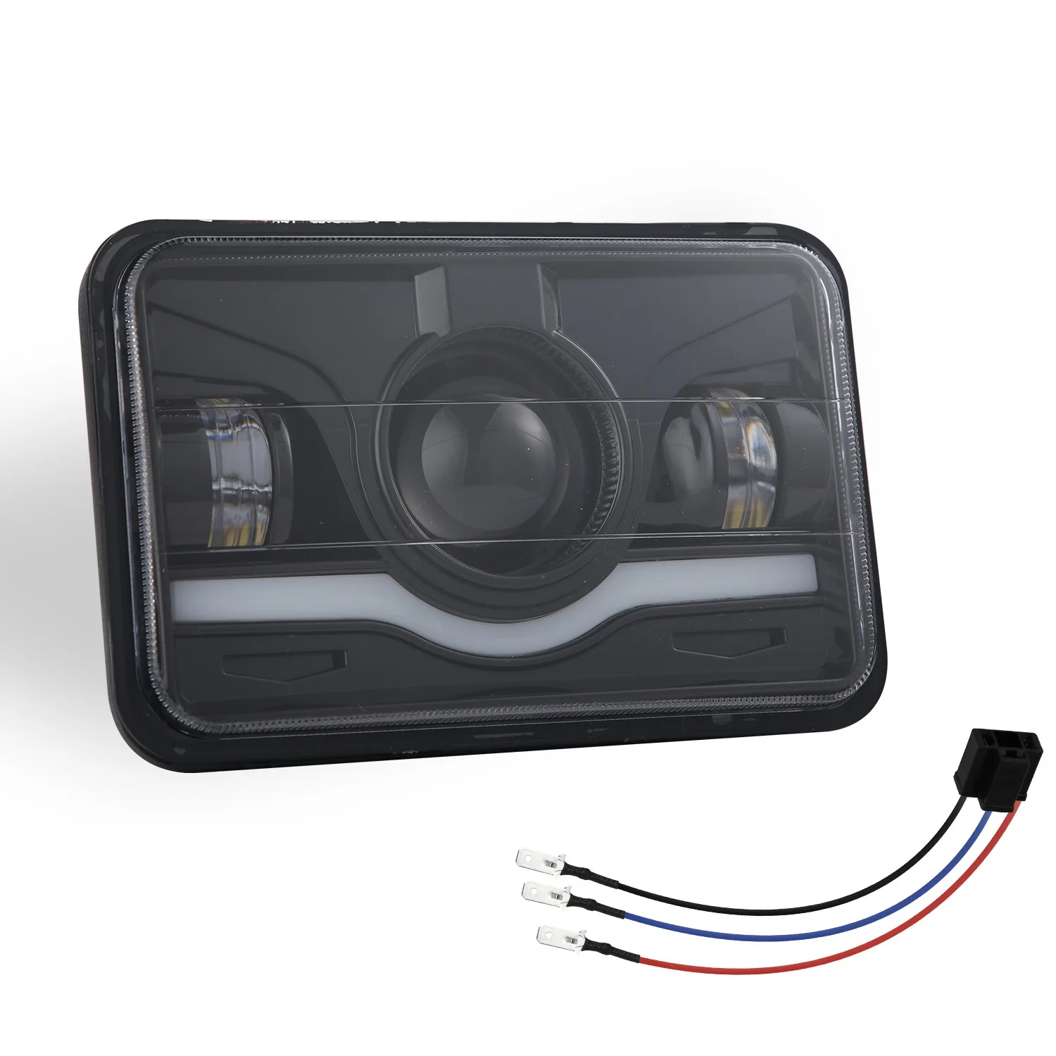 

DHBH-4x6 Led Headlight 150W Aluminum Alloy Die-Casting Shell Led Spotlight Off Road Lights Super Bright Flood Driving Light Fo