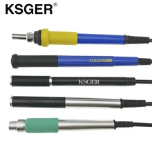 Ksger liga de alumínio 9501 907, solda de ferro alça para v2.1s v2.0 v3.0 stm32 oled t12 controlador elétrico digital de temperatura
