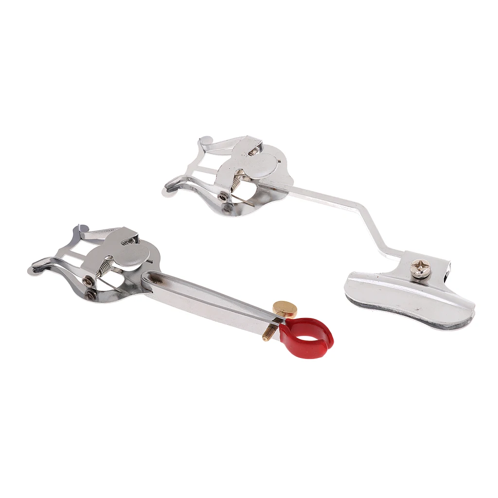 

2pcs Trumpet Trombone Marching Clamp Lyre Sheet Music Clip Stand Holder