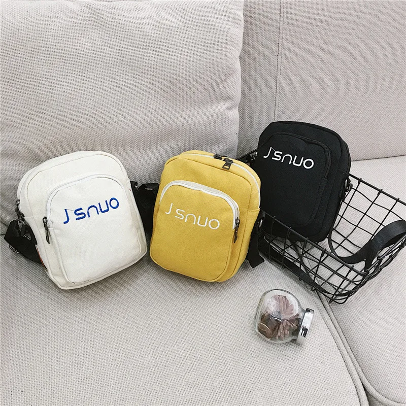 

2019 New Women's Chest Women Bag Fashion Single Shoulder Diagonal Canvas Bag Casual Sports Small Mini Bags