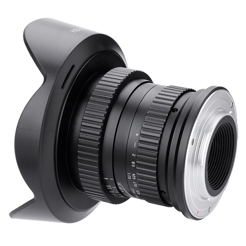 Макро объектив для камеры Canon E F макро Nikon 15 мм F4.0 ручная фокусировка полная