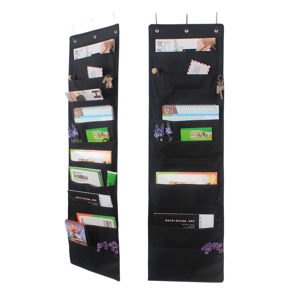 10 Pocket Over The Door File Organizer Hanging Wall Organizer