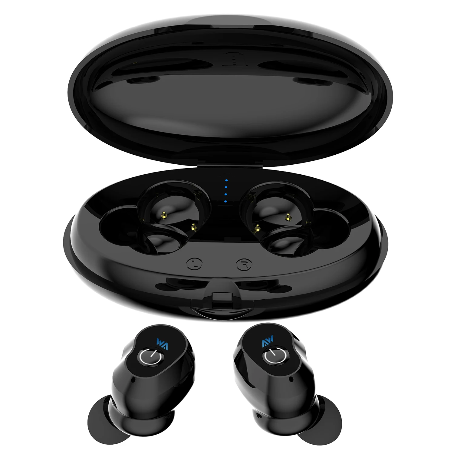 WA02 Бизнес Bluetooth наушники Беспроводной 3D Hi-Fi стерео наушники гарнитуры и Мощность банк С микрофоном звонки Hands
