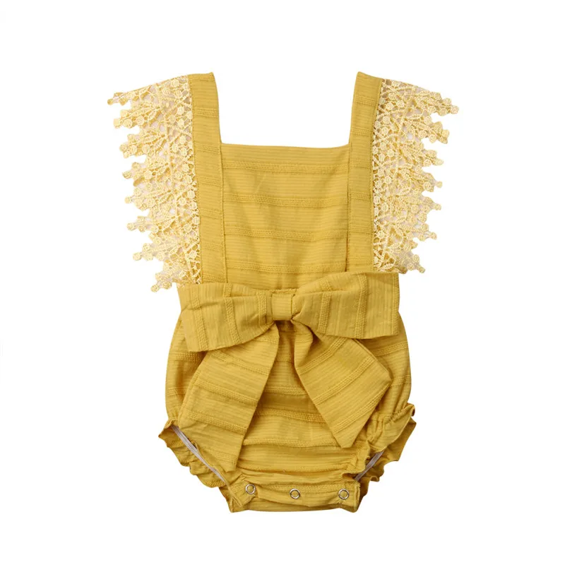 

toddler Baby Girl Lace Sleeveless Rompers Jumpsuit Beach Clothes toddler baby girl lace bodysuit