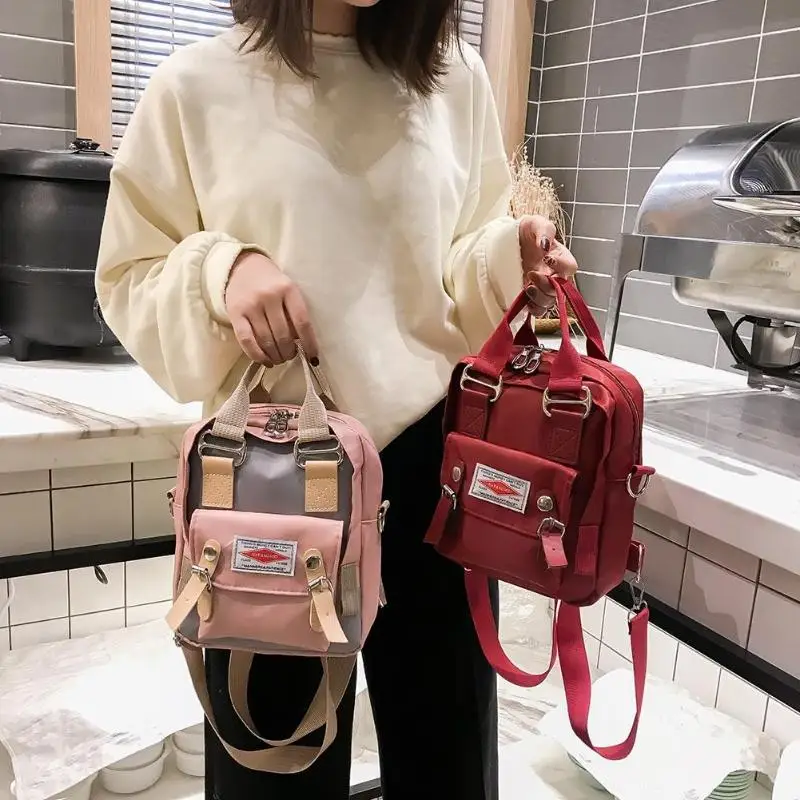 النساء النايلون على ظهره Preppy كبيرة Crossbody حقائب كتف السفر حقيبة مدرسية النساء النايلون على ظهره Preppy كبيرة Crossbody حقائب كتف السفر حقيبة مدرسية