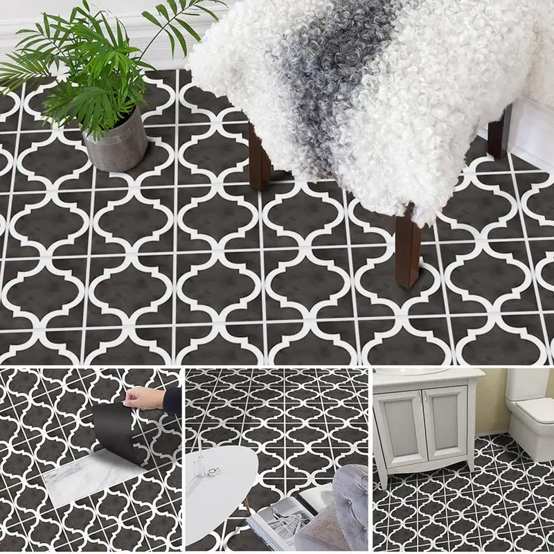 

Thickened Wear-Resistant Plastic Floor Stickers PVC Floor Self-Adhesive Floor Leather Home Waterproof Stickers EWF015