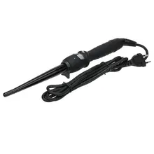 Лидер продаж 25 мм вращающиеся конические керамические вьющиеся волосы груша вьющиеся натуральные волосы инструменты для укладки с европейской вилкой