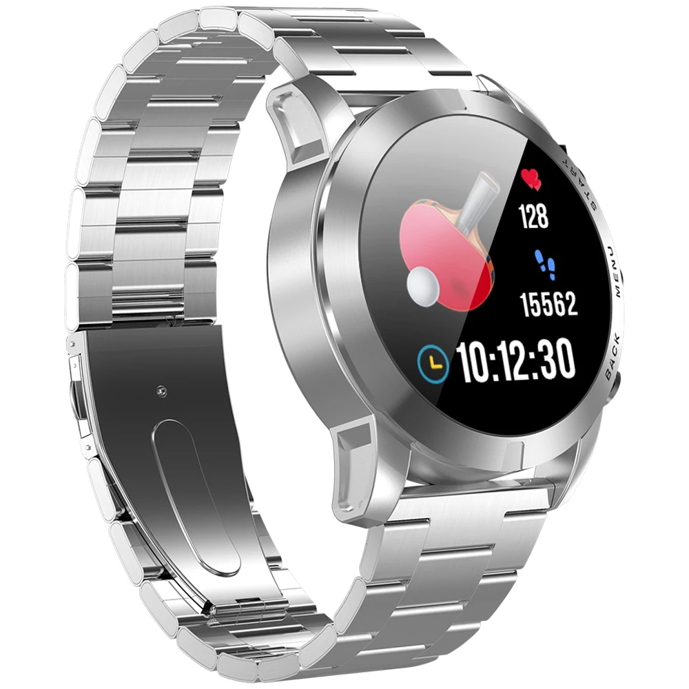 DTNO.I S10 Smart Watch 1.3 Inch Nordic NRF52832QFAA 64KB RAM 512KB ROM Heart Rate Monitor Step Count Sedentary Reminder IP68