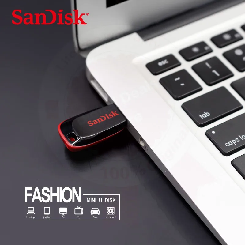 SanDisk USB флеш-накопитель 128 ГБ флеш-накопитель USB2.0 16 ГБ 32 ГБ 64 ГБ USB флеш-накопитель высокоскоростной флеш-накопитель