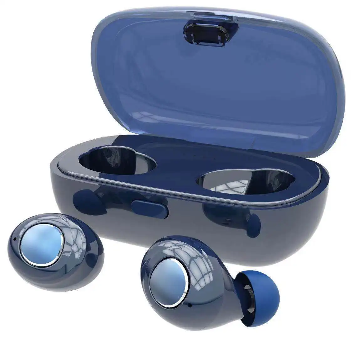 TWS True Stereo Wireless Earbud Mini Bluetooth Earphones Portable Waterproof Handfree Headset with Charging Box for Smart Phone